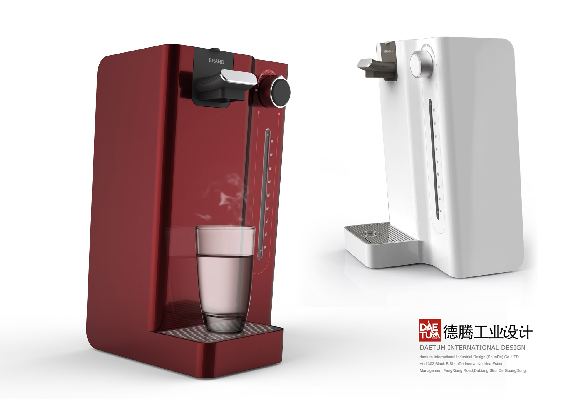 台式饮水机设计,台式饮水机外观设计,台式饮水机产品设计